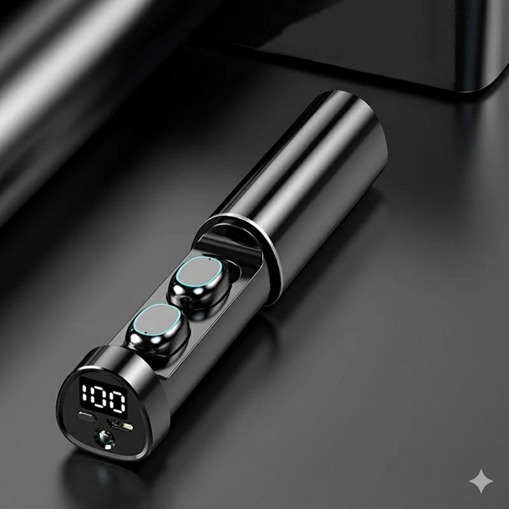 Fones de ouvido TWS N21 à prova d'água com microfone com redução de ruído