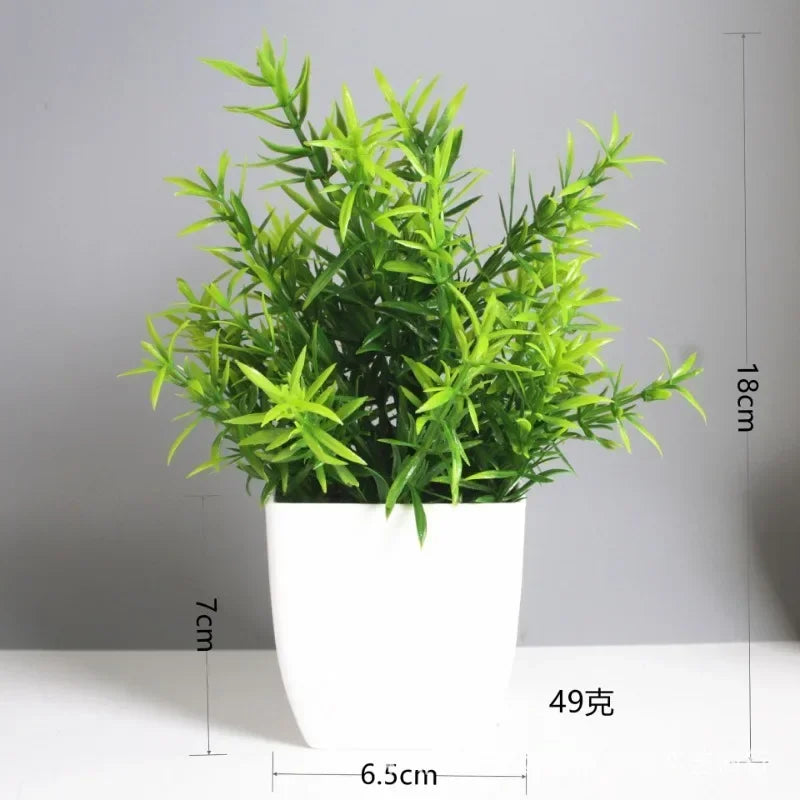 Bonsai artificial em vaso para decoração de casa