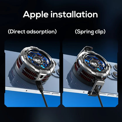 Cooler para celular gamer – Ventoinha de resfriamento rápido para semicondutores