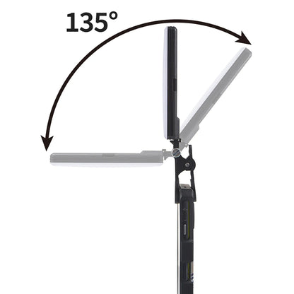 Luz de preenchimento LED RGB portátil para câmera de celular e vlogs