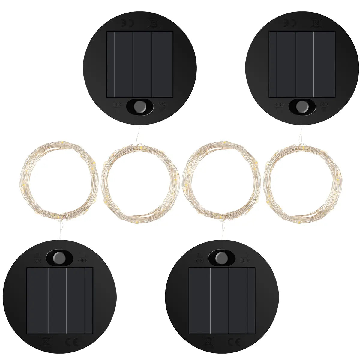 Regador solar luminoso para decoração de jardim