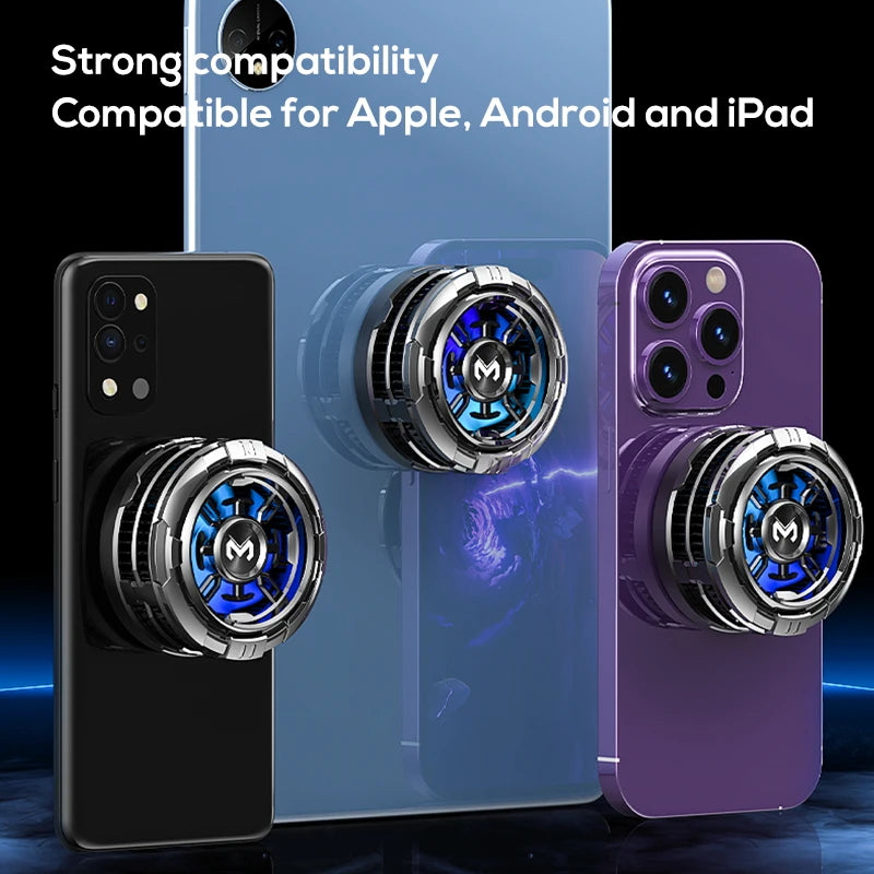 Cooler para celular gamer – Ventoinha de resfriamento rápido para semicondutores