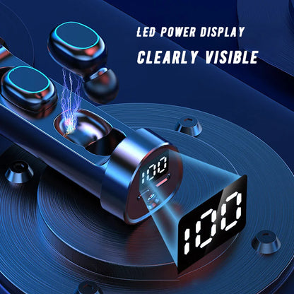 Fones de ouvido TWS N21 à prova d'água com microfone com redução de ruído