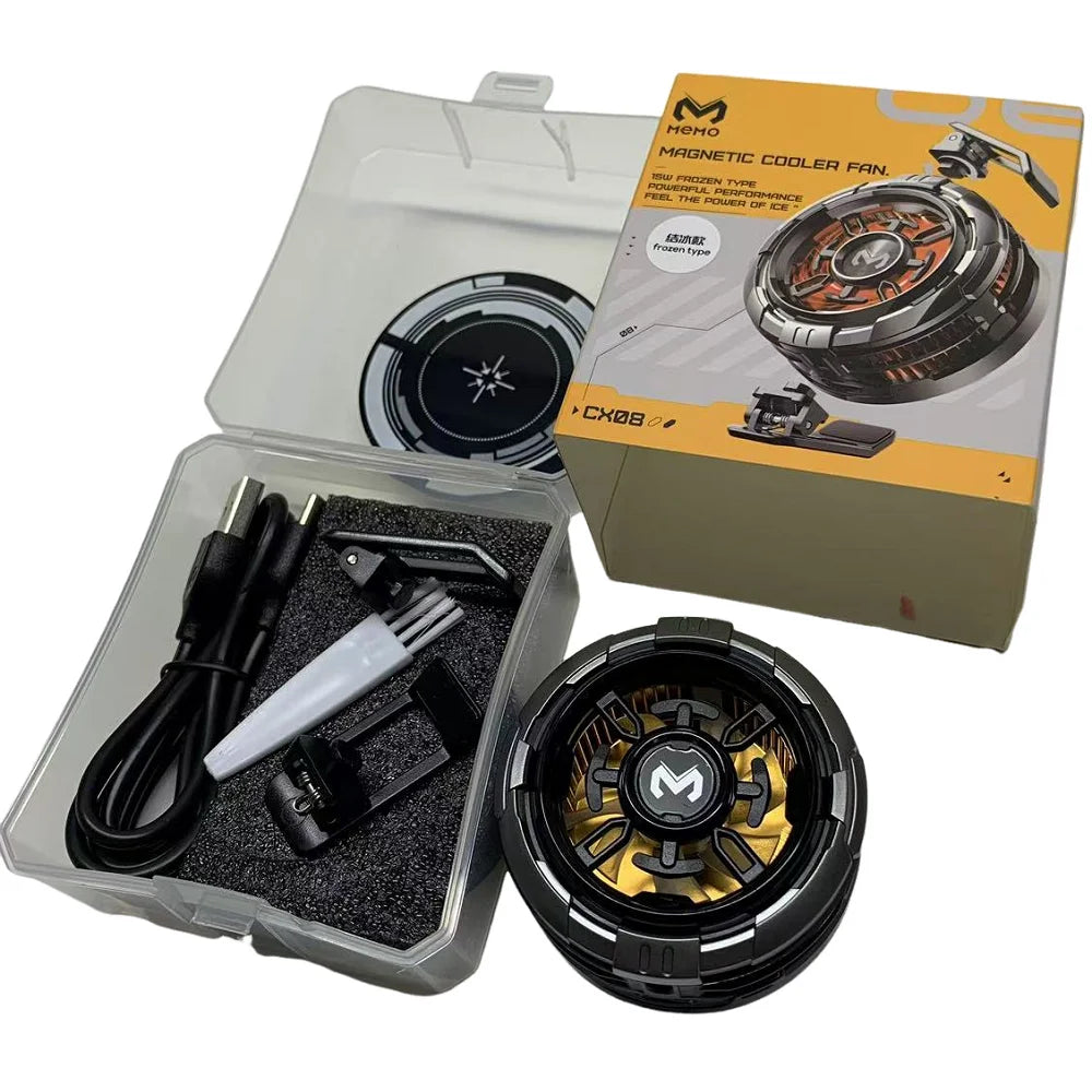 Cooler para celular gamer – Ventoinha de resfriamento rápido para semicondutores